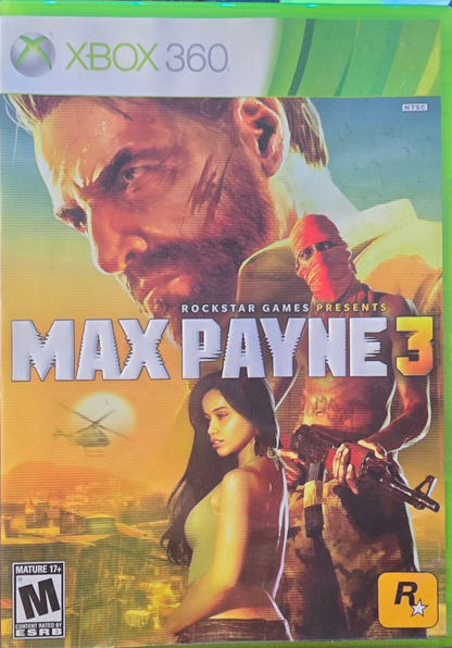 Max Payne 3 (Microsoft Xbox 360, 2012) Both discs