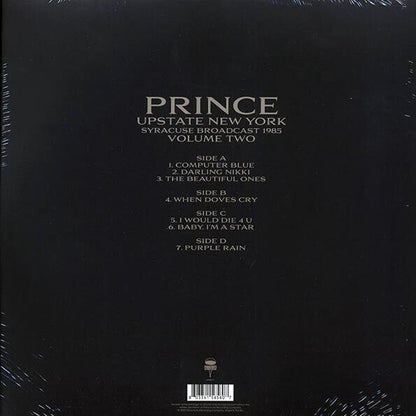 Prince Upstate New York: Syracuse Broadcast 1985 - Volume 2 2 LP Vinyl Record