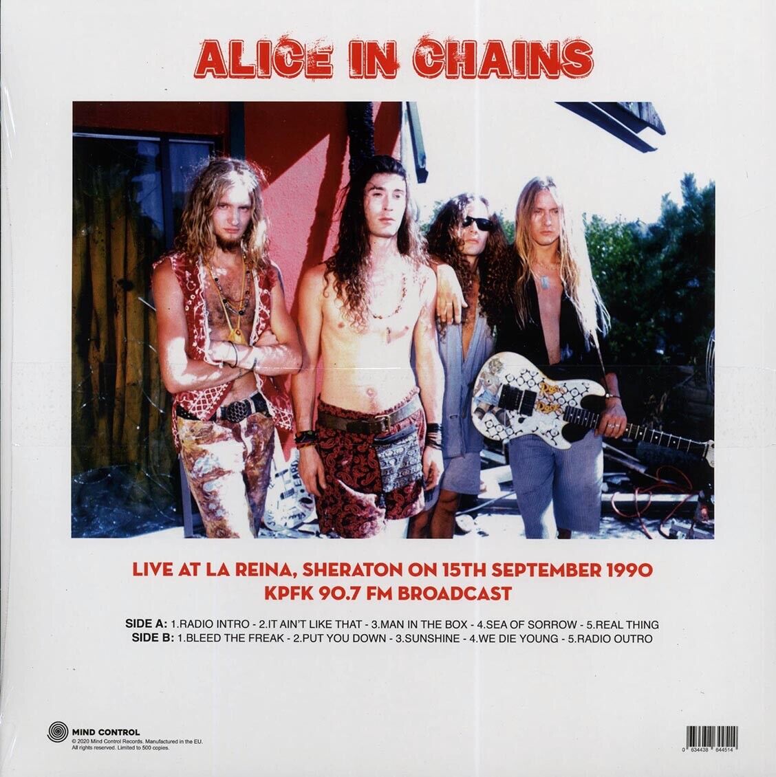 Alice in Chains-Live at La Reina 1990-Limited Live Vinyl Record LP