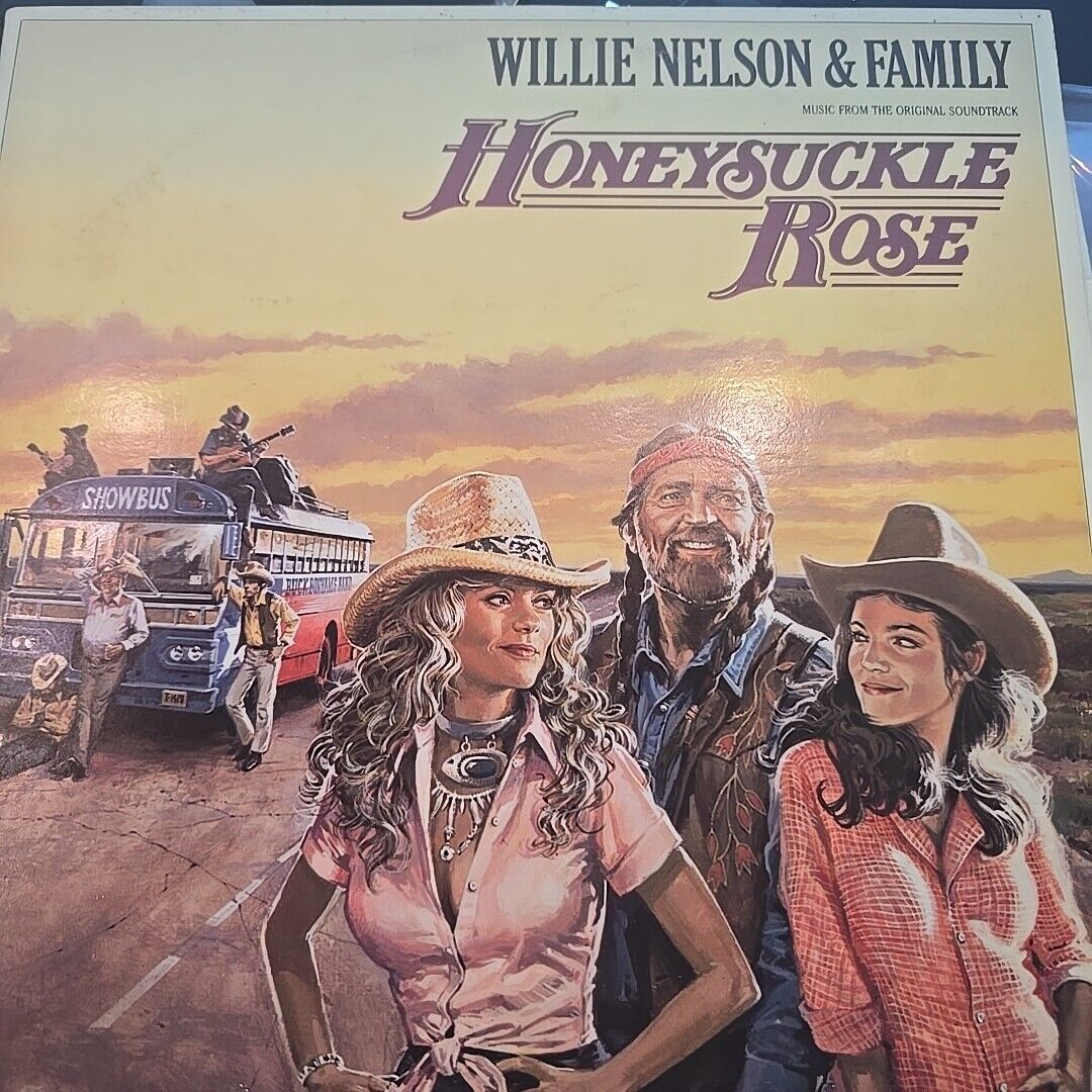 Willie Nelson & Family-Honeysuckle Rose Original Soundtrack 2LP 1980 VG/VG