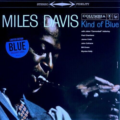 Miles Davis - Kind Of Blue- UK Import Blue Marbled Vinyl LP