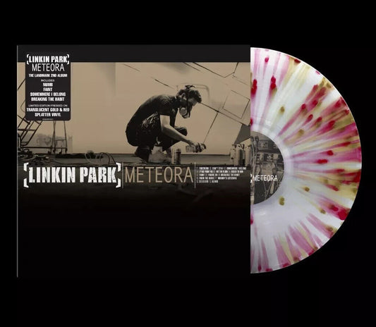 Linkin Park - Meteora - Limited Gold and Red Splatter Vinyl Record LP