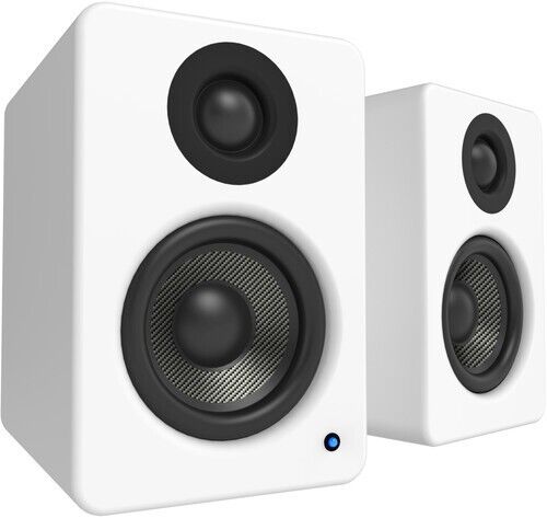 Kanto Powered Desktop Speakers - 100 Watts - Built in DAC (Matte White)