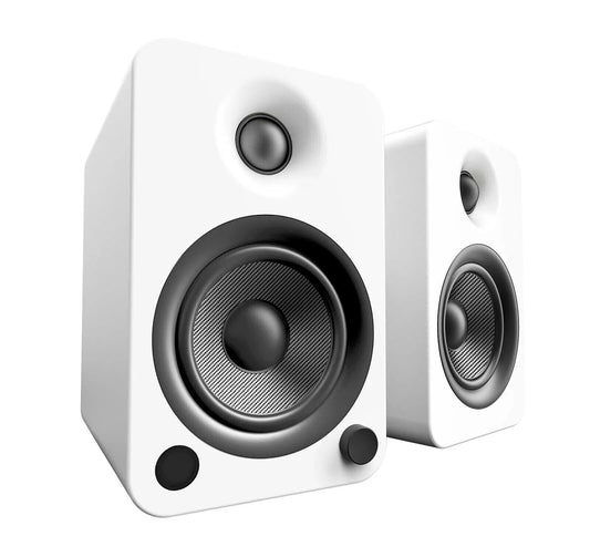 Kanto YU4MW Bluetooth Powered Speakers - 140 Watts - Phono Preamp (Matte White)