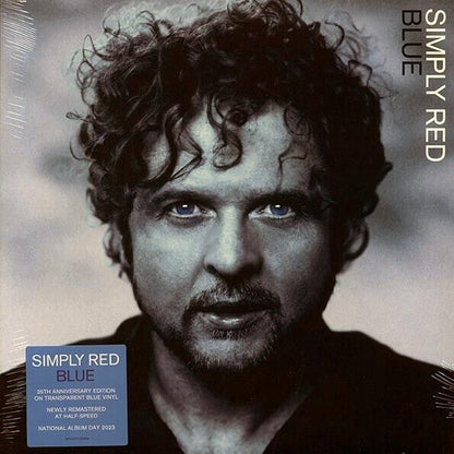 Simply Red   - Blue - Limited Edition Blue Colored Vinyl Record LP - Import