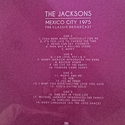 The Jacksons - Mexico City 1975 - Live Recording 2LP