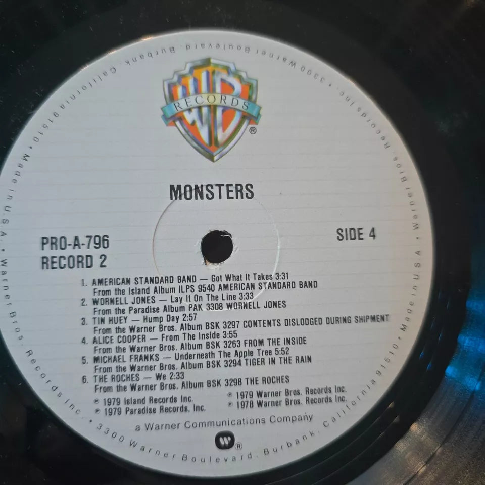 Monsters - Various Artists - 1979 - PRO-A-796 Vinyl Record LP